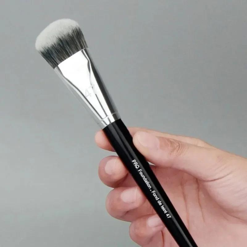 Brosse de fond de teint professionnelle, 47 têtes de balai, fond de teint liquide, pinceaux de répar