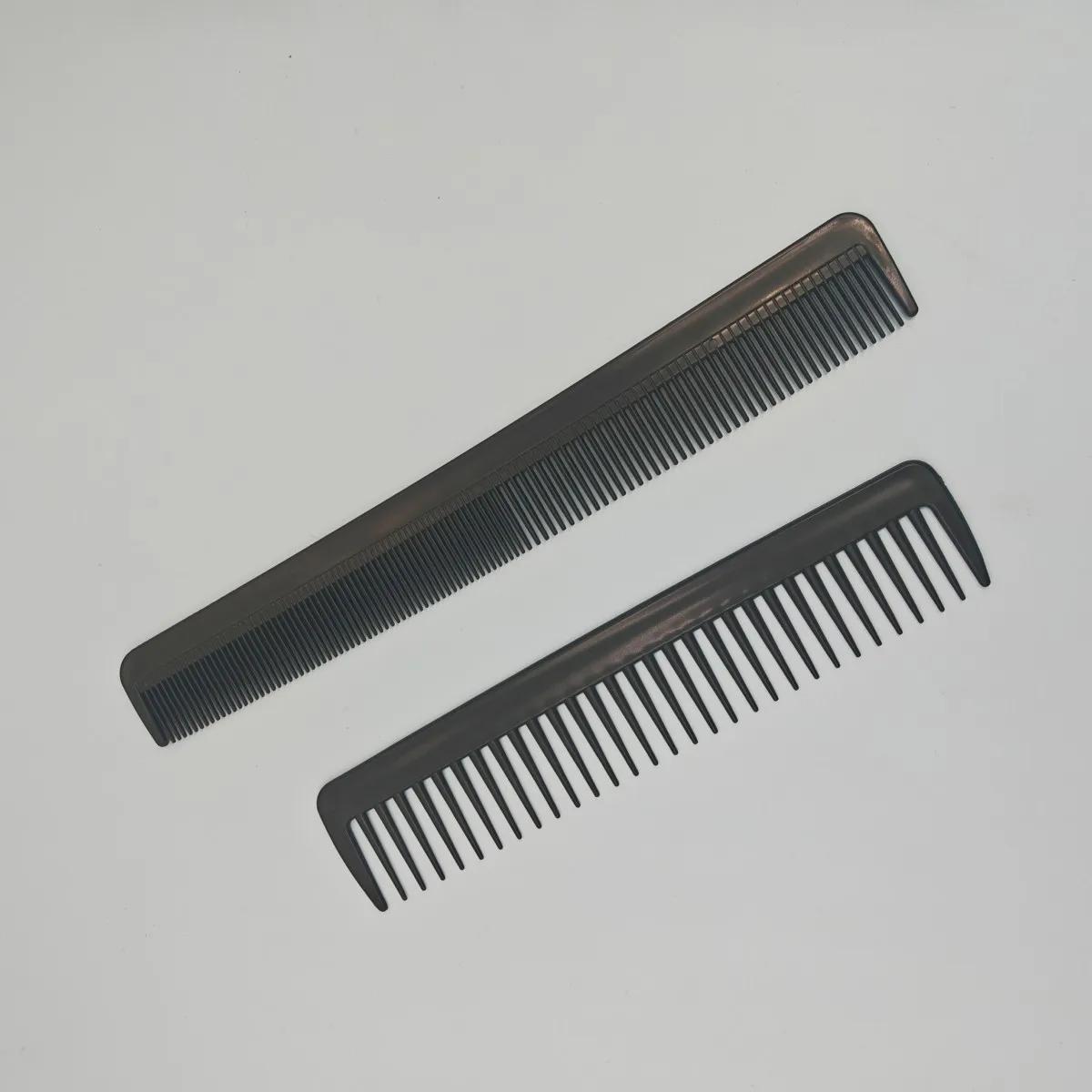 10 pièces nouveau style coiffure hommes femmes Salon de beauté cheveux coiffure brosse noire peignes