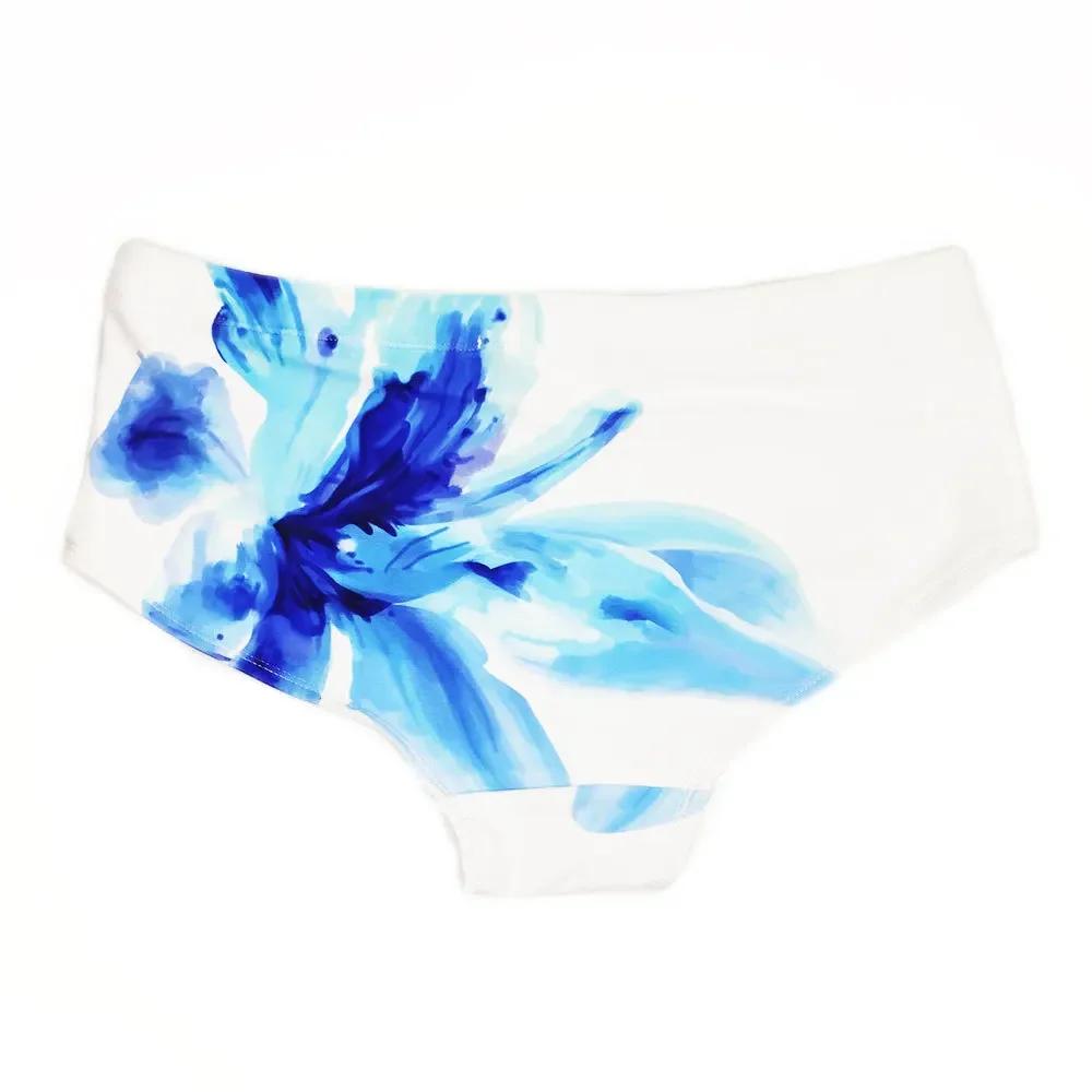 Maillot de bain boxer homme - Coupe traditionnelle pour surf, plage et piscine en blanc