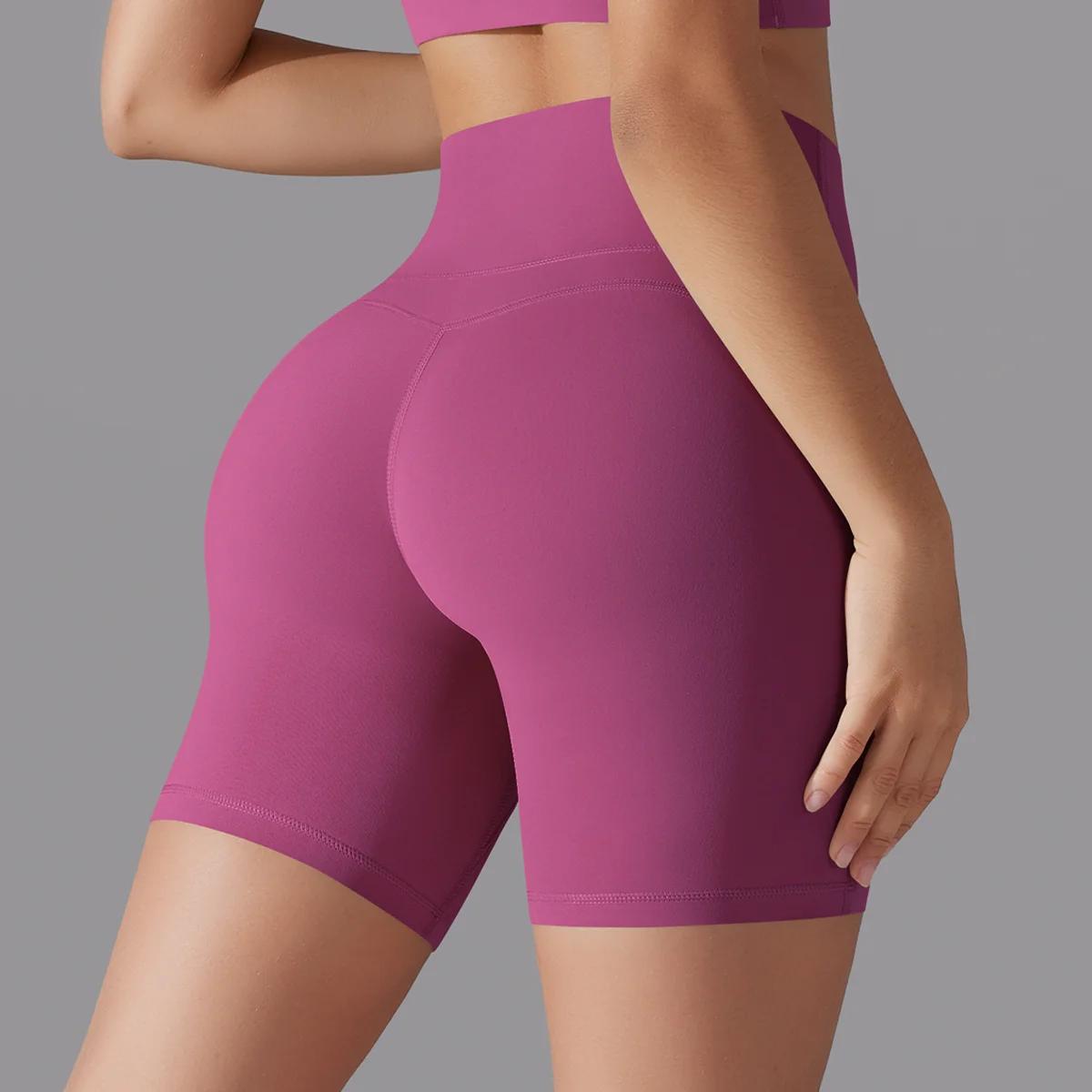 Short de Yoga court pour contrôle du ventre, levage des fesses, short de gymnastique, Fitness, taill