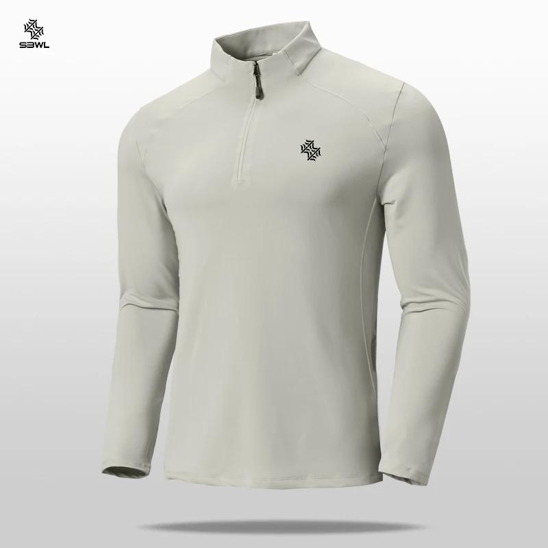 SBWL hommes de haute qualité cyclisme randonnée sports de plein air à manches longues T-shirt loisir
