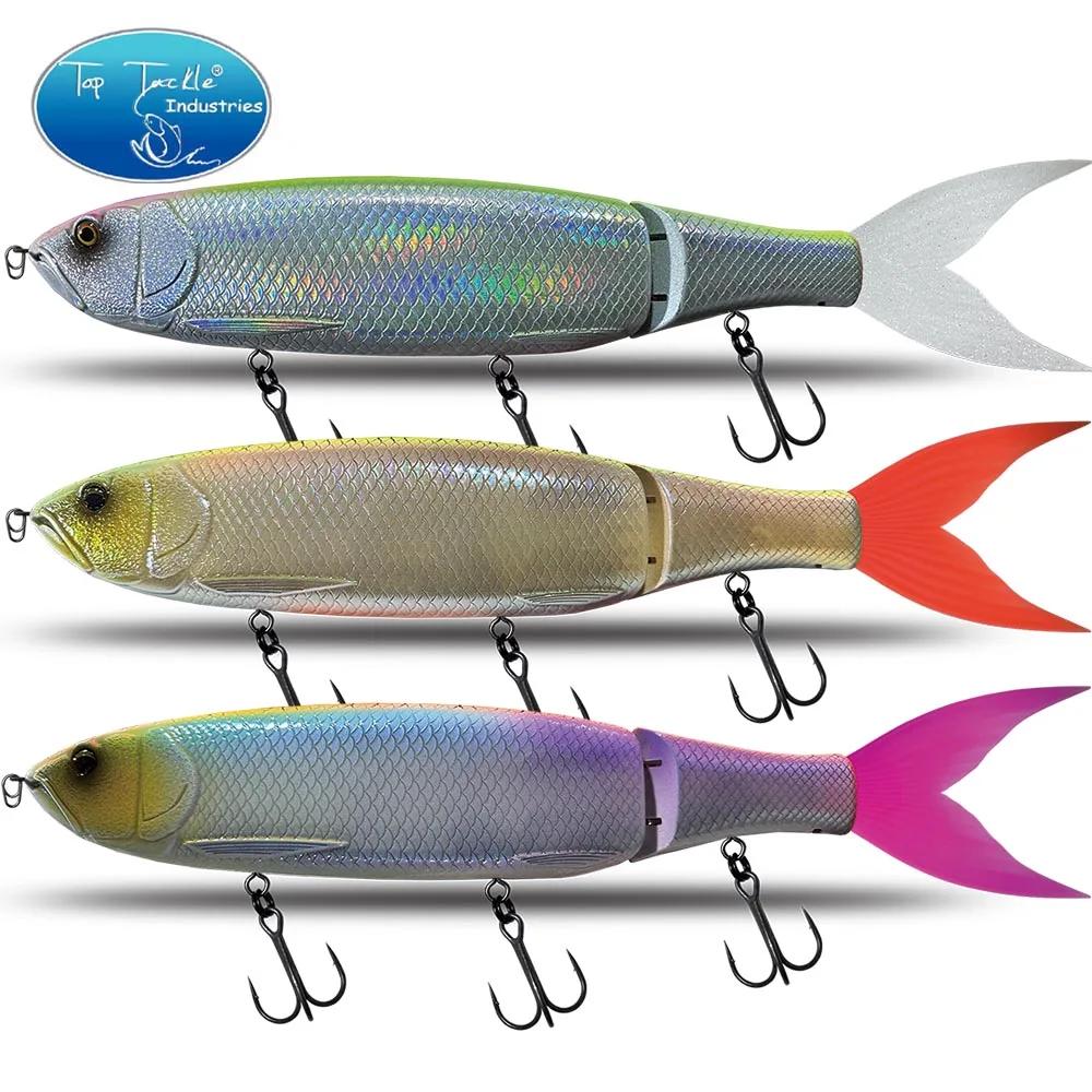 Leurre de pêche 370mm appât de natation articulé flottant/coulant 19 couleurs géant dur Section leur