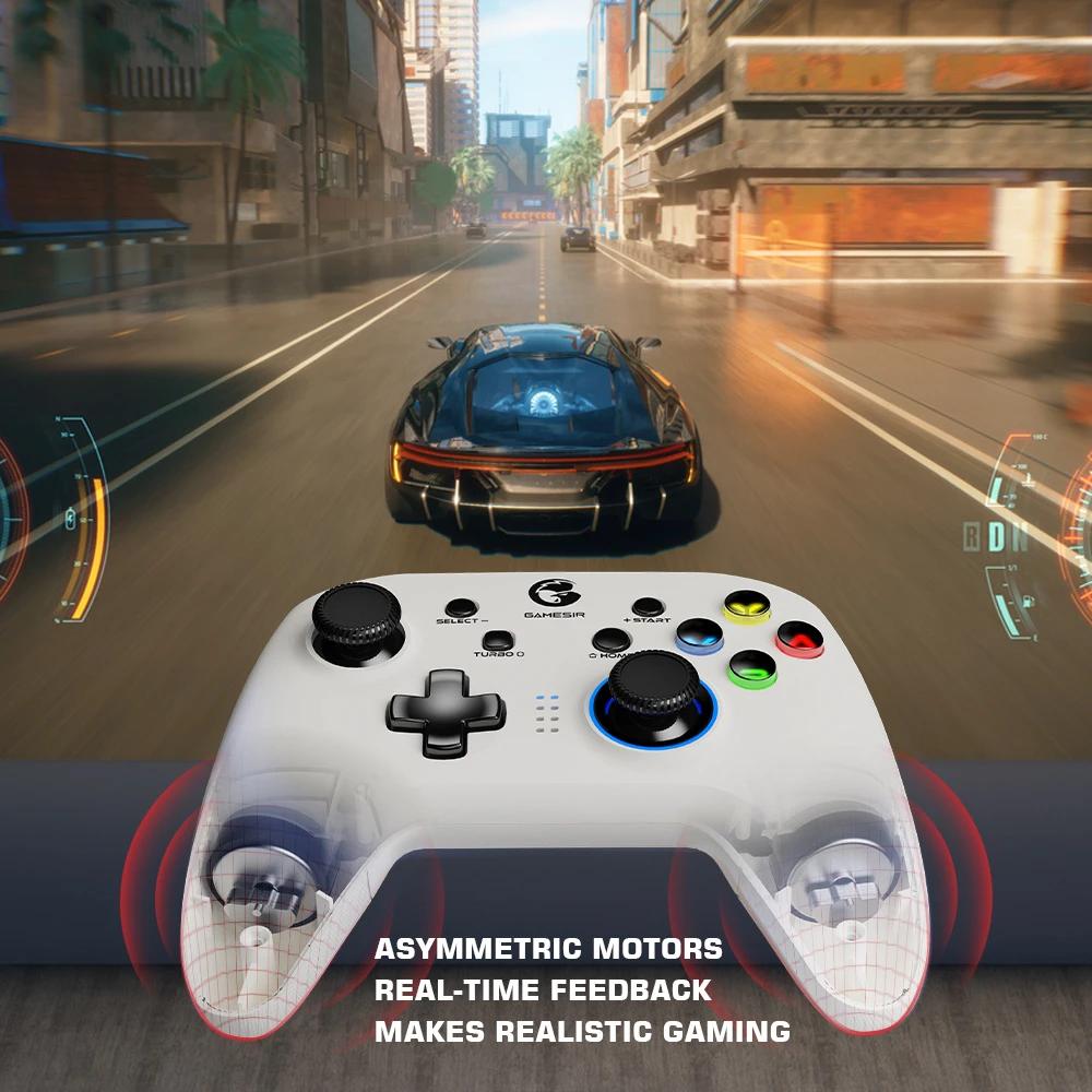 GameSir T4 Pro Version blanche contrôleur de jeu Bluetooth manette de jeu sans fil 2.4G pour Nintend