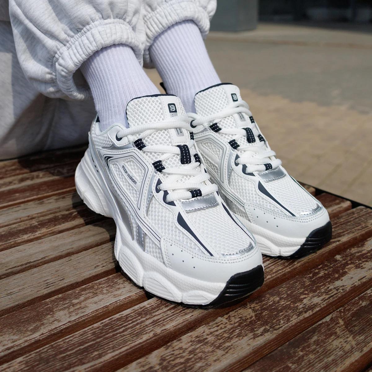 Chaussures sport femme Baasploa running léger - Baskets jogging décontracté anti-dérapant maille