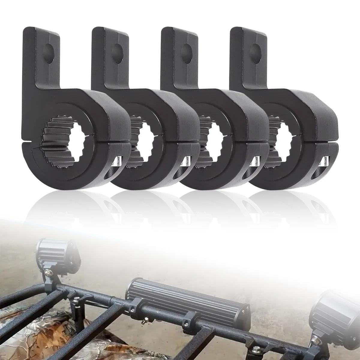 1/2/4pc universel voiture moto phares pinces supports Tube pince Kit pour camion Auto ATV moto Led b