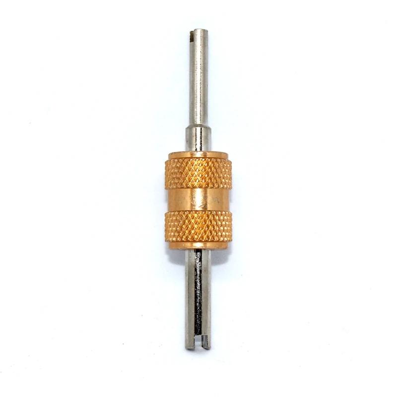 1 ensemble R12 R134A Auto voiture climatisation A/C pneu Valve tige noyau dissolvant Kit d'outils