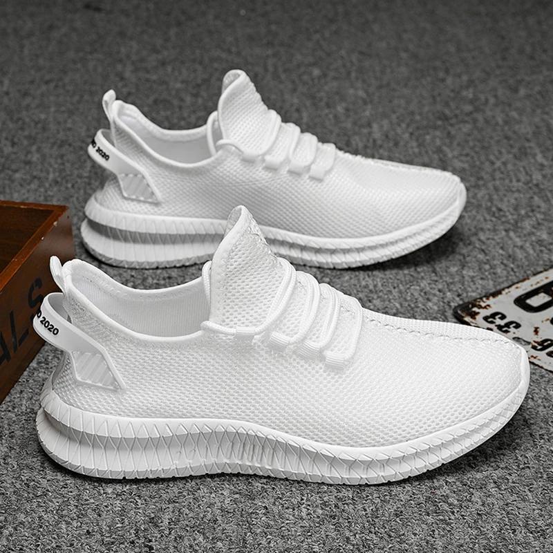 Chaussures de course respirantes pour hommes et femmes, baskets légères vulcanisées à plateforme, à