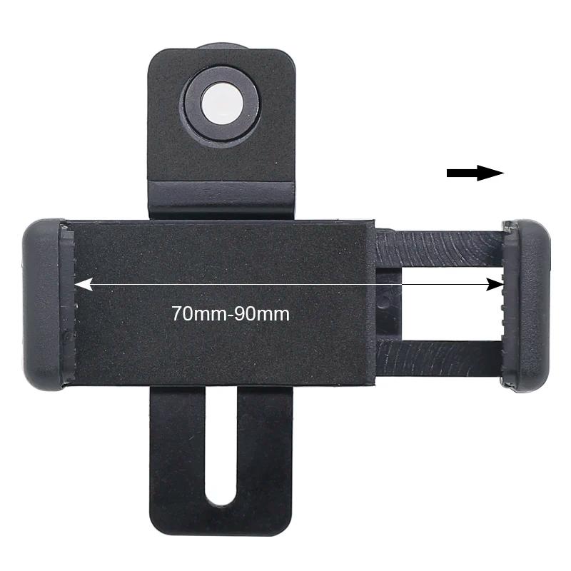 Clip de téléphone pour Microscope avec objectif oculaire 12.5X, adaptateur de montage de téléphone p