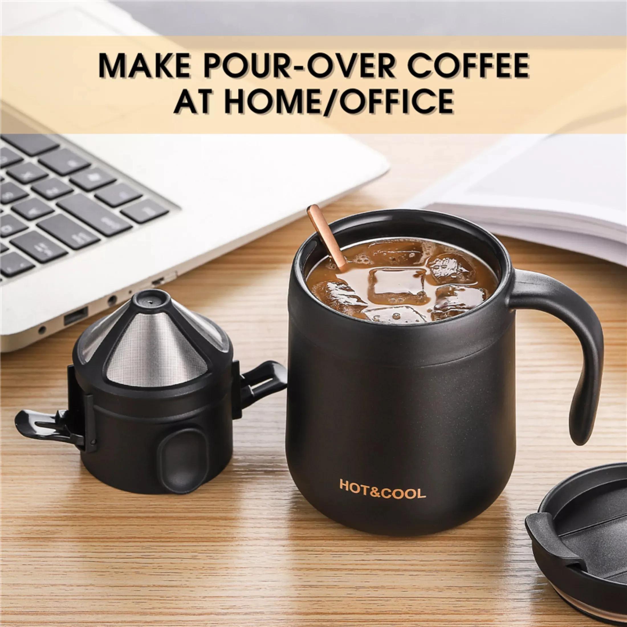 304 acier inoxydable Portable filtre à café goutte à goutte café porte-thé tasse réutilisable café g