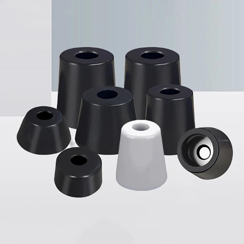 Coussinet de pied en caoutchouc noir 11mm-50mm, absorbant les chocs, antidérapant, Protection des pi