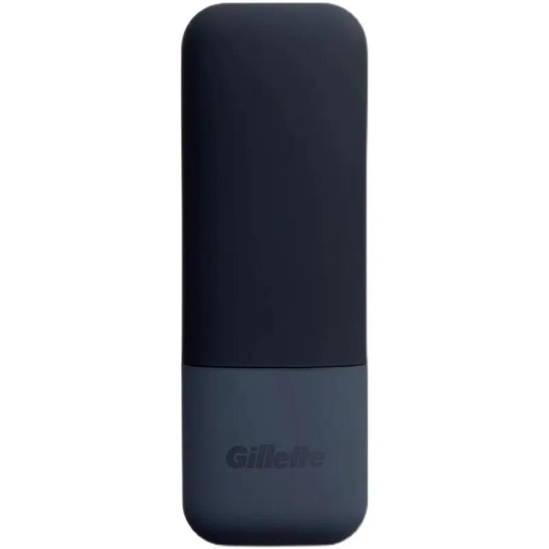 Étui de voyage magnétique noir pour rasoir de marque Gillette, Compatible avec la série Fusion/magné