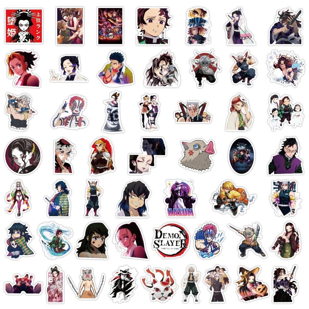 10/30/50/100PCS Anime Tueur de Démons Autocollants Kimetsu pas Yaiba Yuukaku-poule Graffiti Autocoll