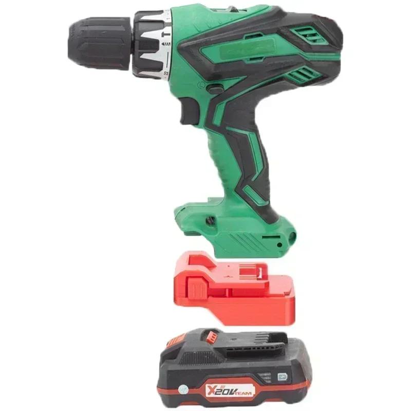 Convertidor de batería para Ryobi/Bosch/Hitachi serie de herramientas 18/20V a Lidl Parkside X20V ad
