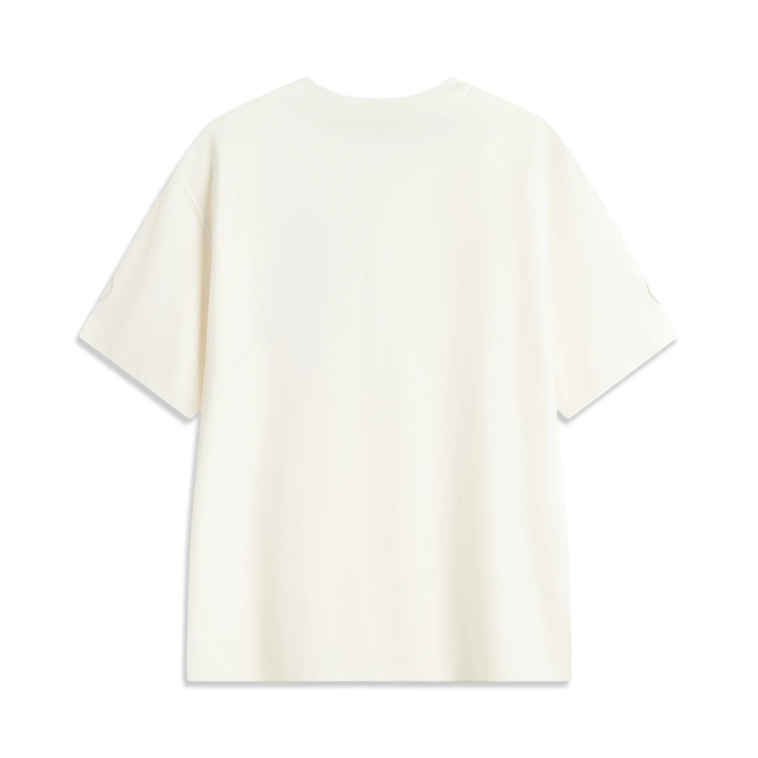 Li-Ning T-shirt de sport Wade pour hommes, 51% coton, 35% polyester, 14% viscose, décontracté, à man
