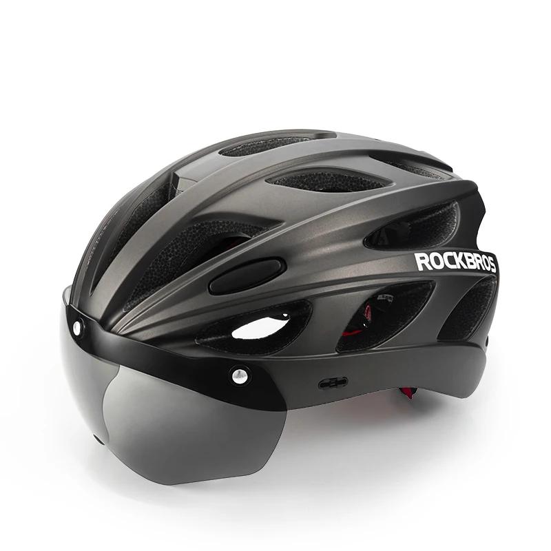ROCKBROS – casque de vélo moulé intégralement, casque de vélo, moteur de Scooter électrique, casque