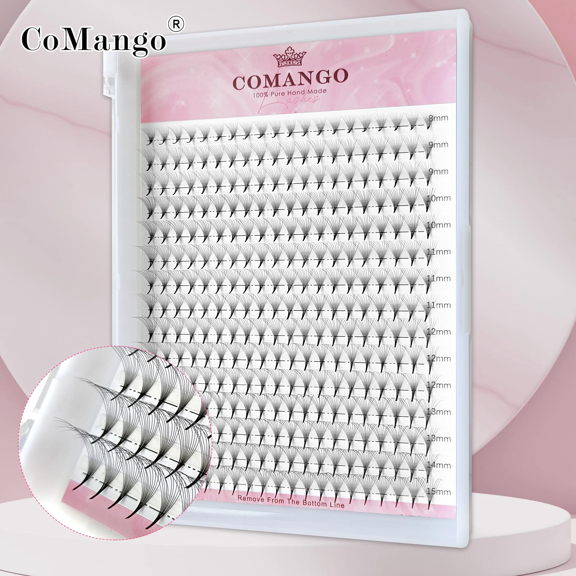 CoMango wispy base pointue préfabriqué russe volume ventilateurs 3D 6D 10D 12D 14D 16D extension de