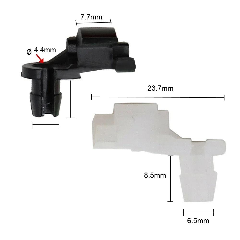 Clips de tige de verrouillage de porte de voiture en plastique et Nylon, 24 pièces, attaches de pous