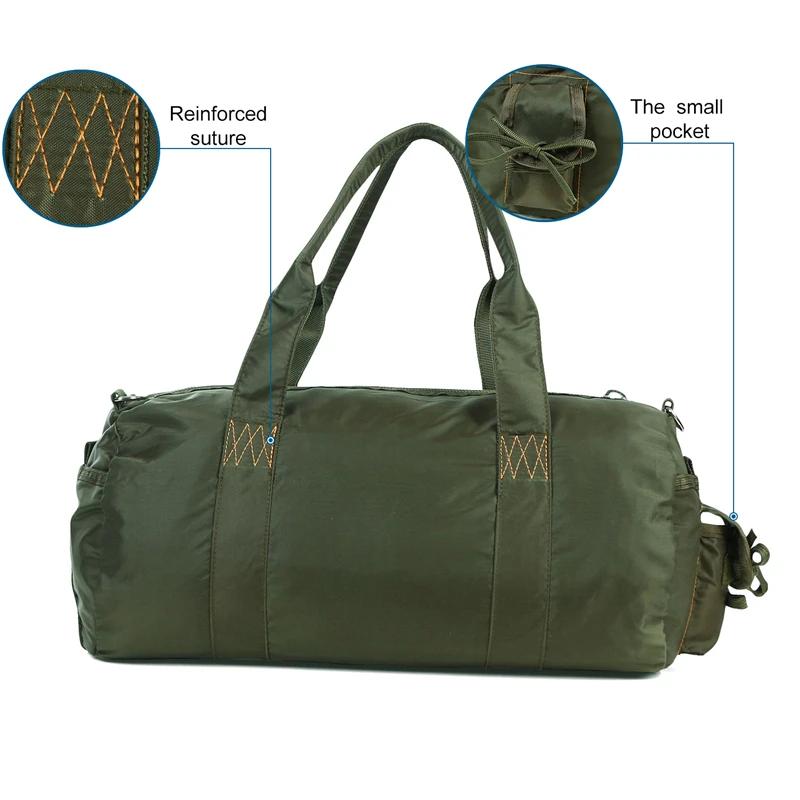 LQARMY-DulParachute dehors Duffle Bag, Nylon 1000D, Outdoor Travel Belt, Camping Dulbody Crossbody B