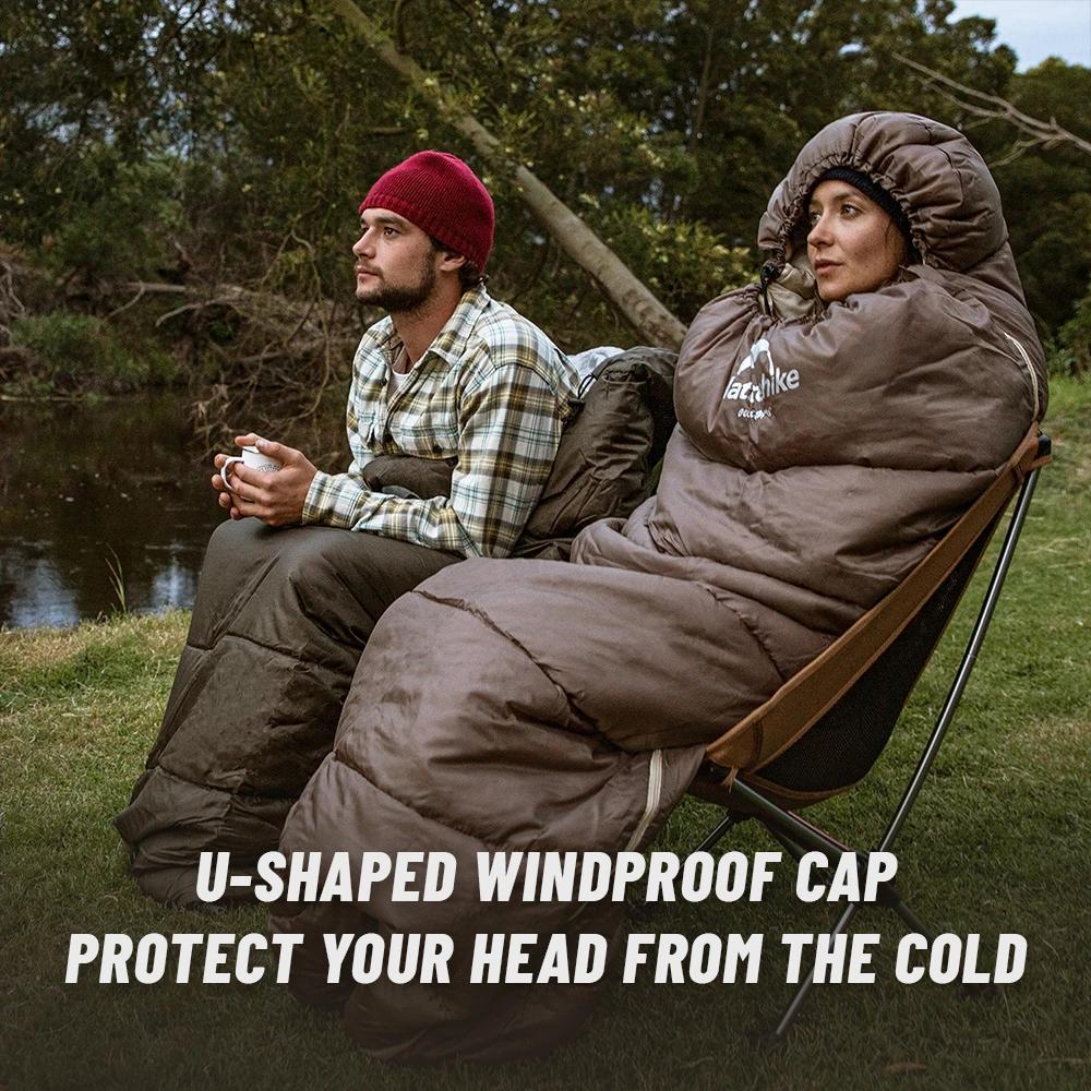 Naturehike – sac de couchage en coton ultraléger, sac de couchage d'hiver léger et étanche pour Camp