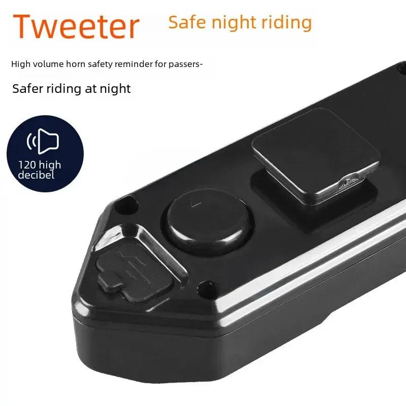 Vélo Clignotant Feu arrière Feux de vélo à distance LED USB Rechargeable Lampe de vélo Sans fil Aver