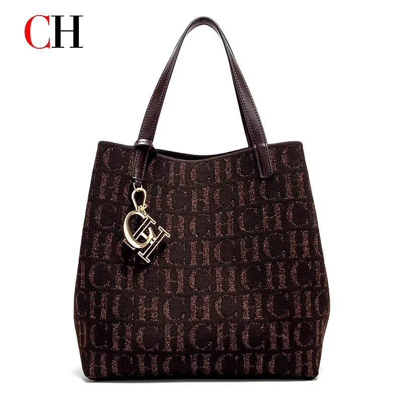 CH – sac à main grande capacité pour femmes, Simple, pour les déplacements quotidiens, polyvalent, c
