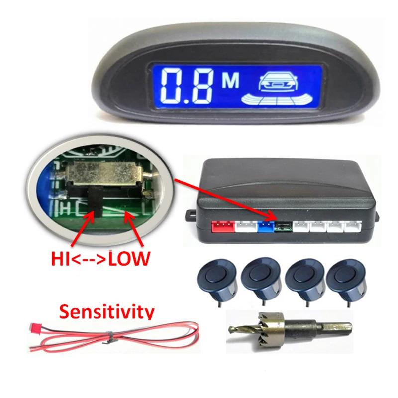 Kit de capteur de stationnement LED Parktronic pour voiture, Radar Multiple, affichage rétroéclairé,