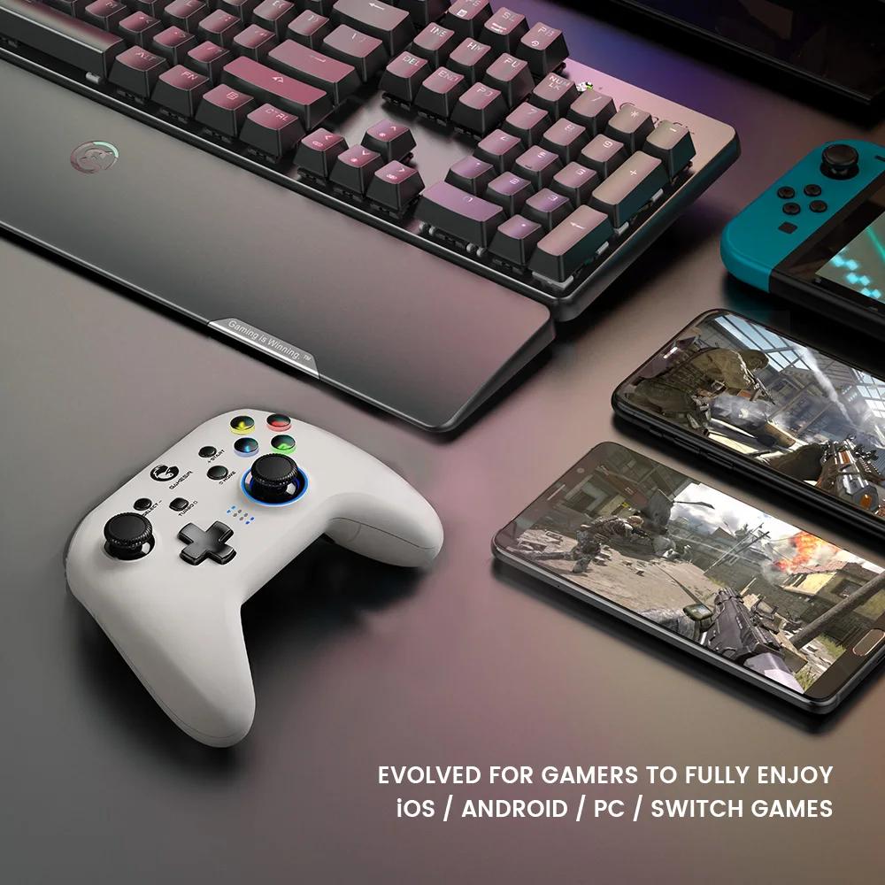 GameSir T4 Pro Version blanche contrôleur de jeu Bluetooth manette de jeu sans fil 2.4G pour Nintend