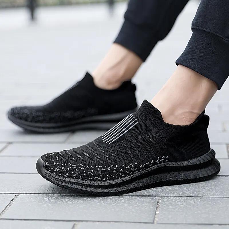 Chaussures pour hommes respirant hommes baskets chaussures de course confortables Tenis en plein air