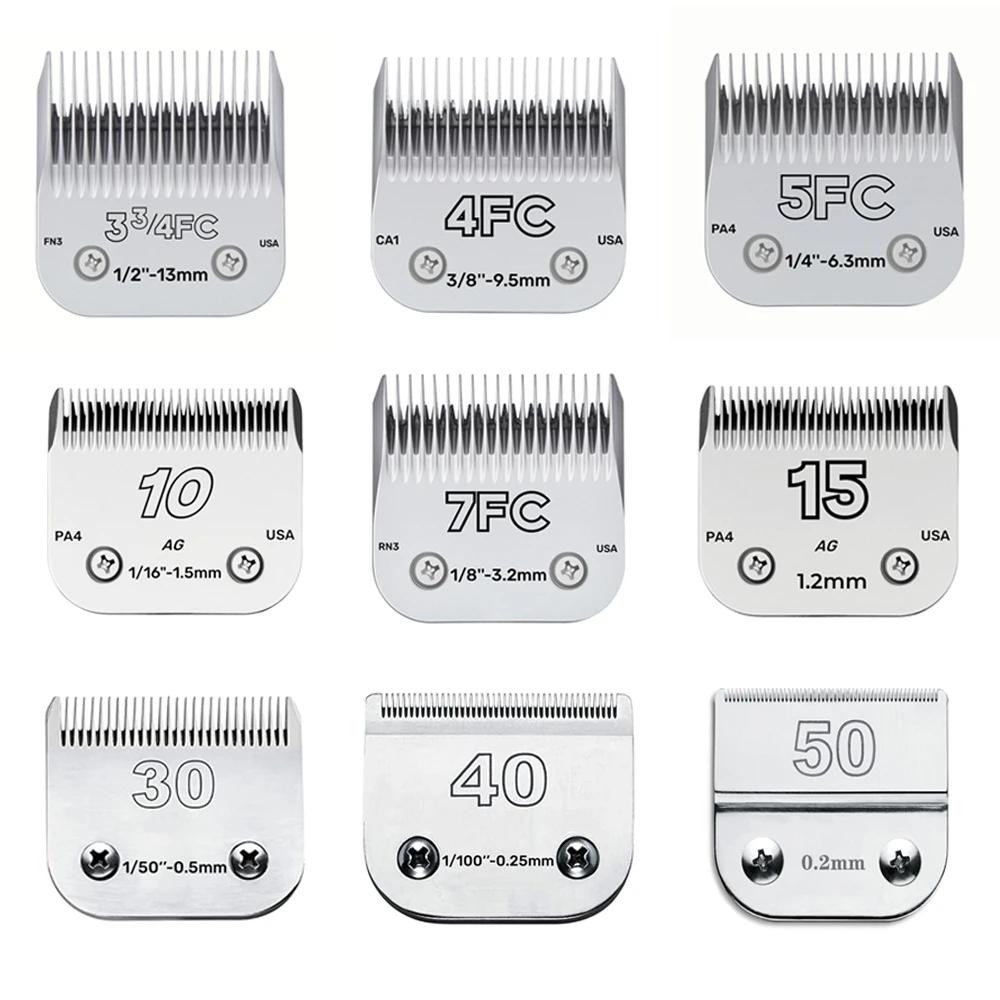 Lame de rechange professionnelle pour tondeuse pour animaux de compagnie, 3F 4F 5F 7F, A5, adaptée à