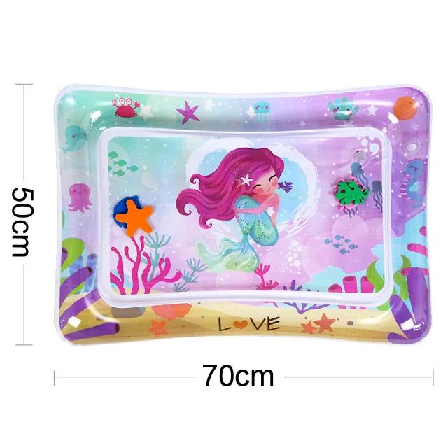 Tapis de jeu d'eau pour bébé, coussin gonflable en PVC pour nourrissons, temps du ventre, coussin d'