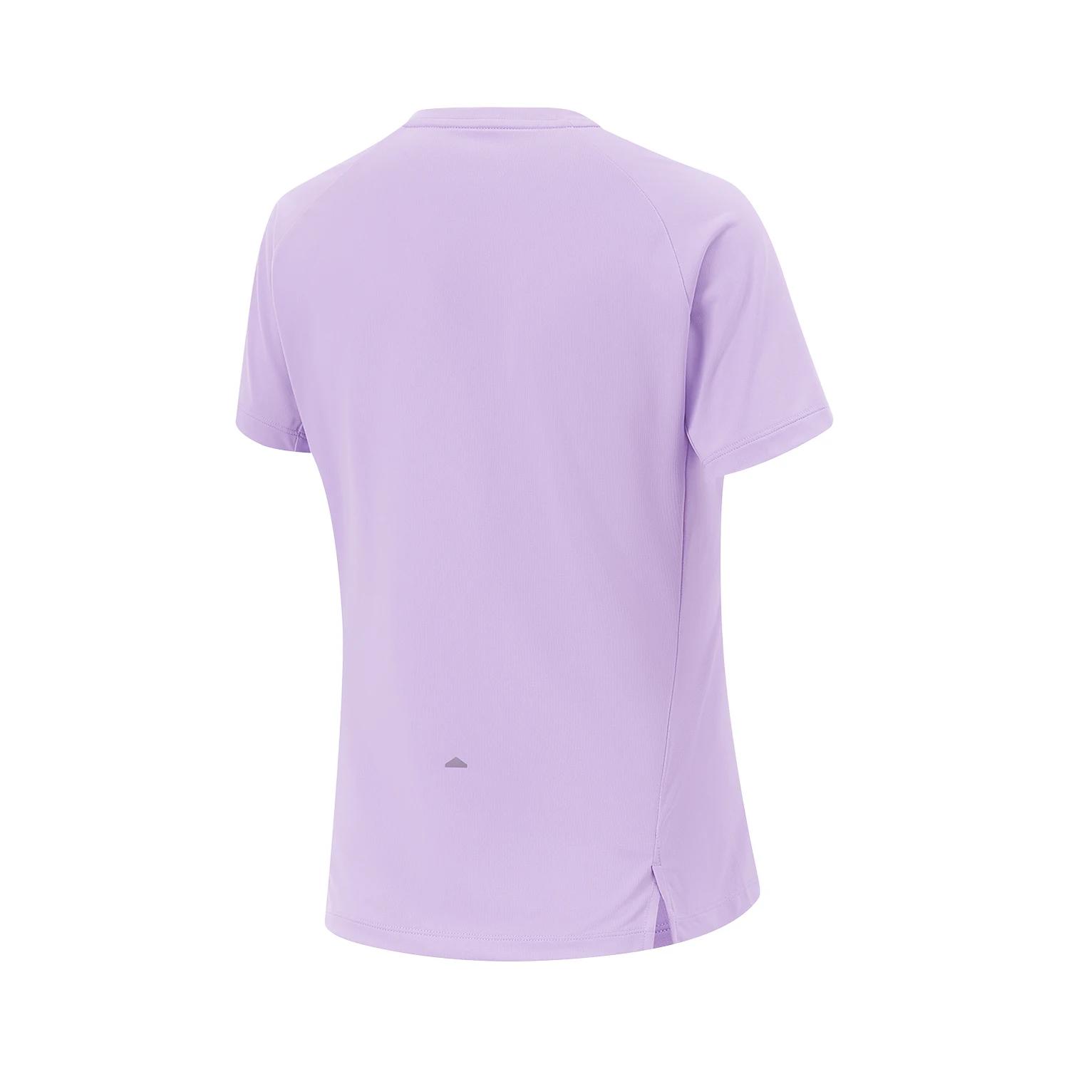 Li-Ning T-shirt de sport pour femmes en polyester AT AIR respirant à séchage rapide LiNing réfléchis