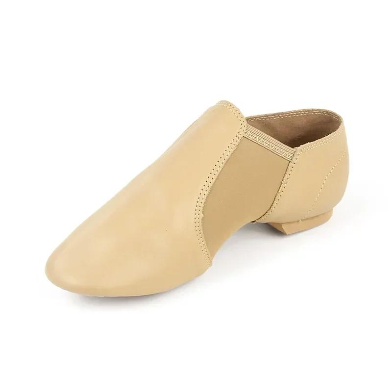 Chaussures de danse Jazz en cuir véritable chaussures pour enfants pour hommes et femmes chaussures