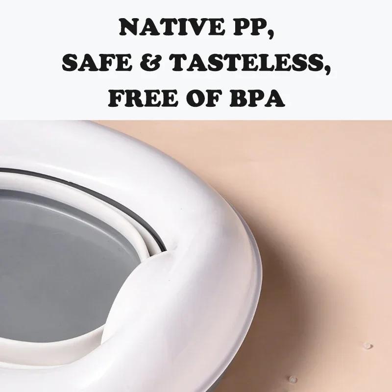 New 3-in-1 Travel Potty Portable Kids Potty Folding Safe Silicone Baby Potty Training Seat Family Ou