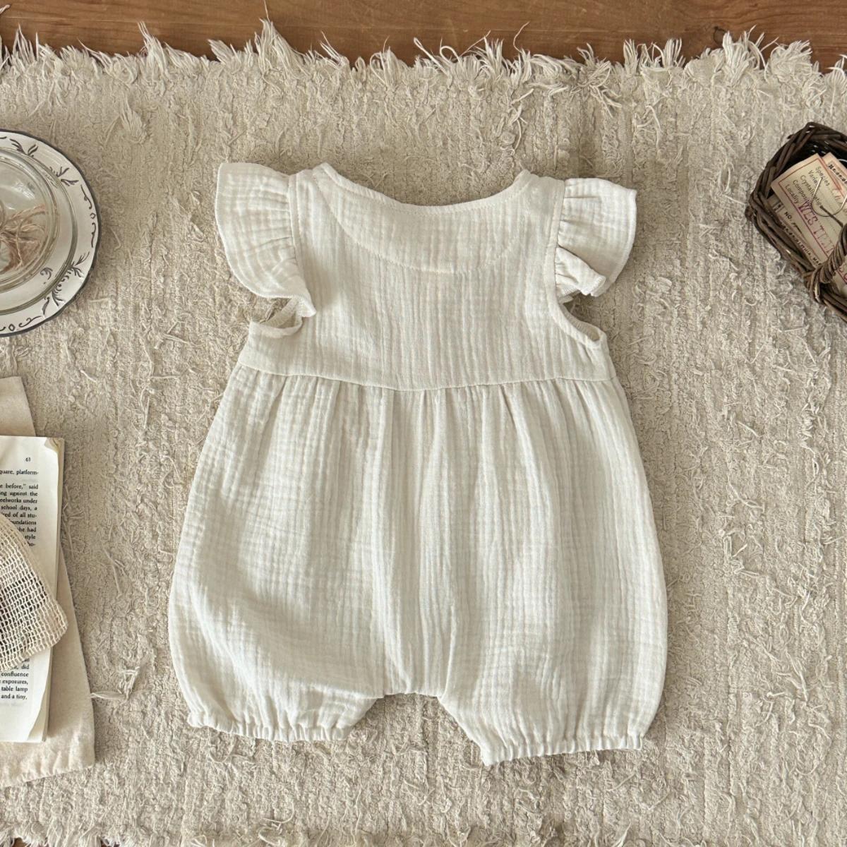 Nouvelle collection d'été : Vêtements pour bébés, barboteuse fine pour garçons et filles, combinaiso