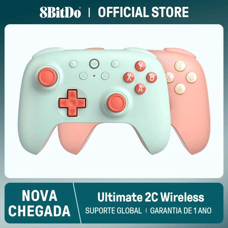 8BitDo - Nouveau contrôleur de jeu sans fil Ultimate 2C pour PC, Windows 10, 11, Steam Deck, Raspber