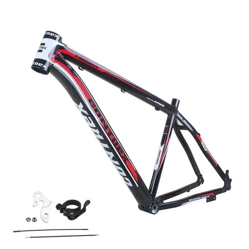 Cadre de VTT en alliage d'aluminium 26/29 pouces 6061 - Style frein à disque, ligne intérieure à vit