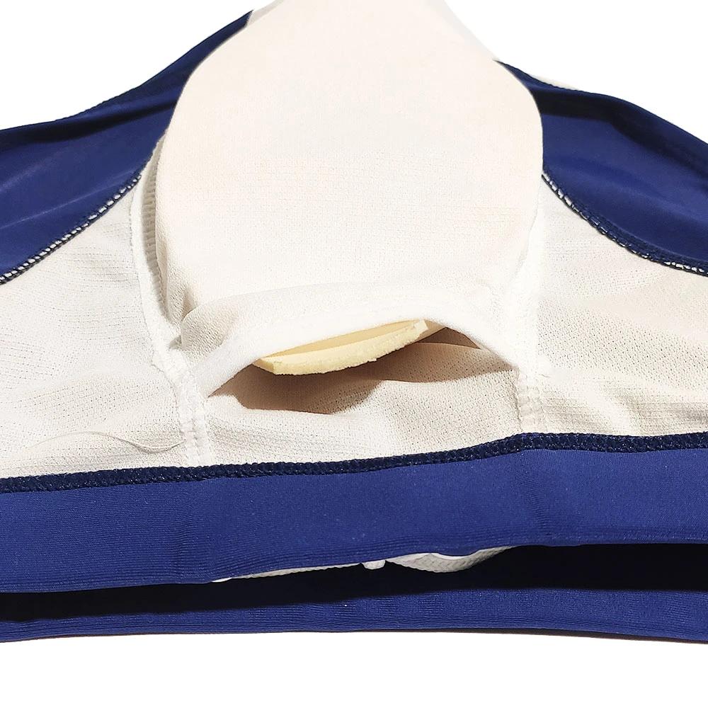 Marque homme slip de bain maillots de bain shorts troncs boxeurs rayures patchwork couleur taille ba