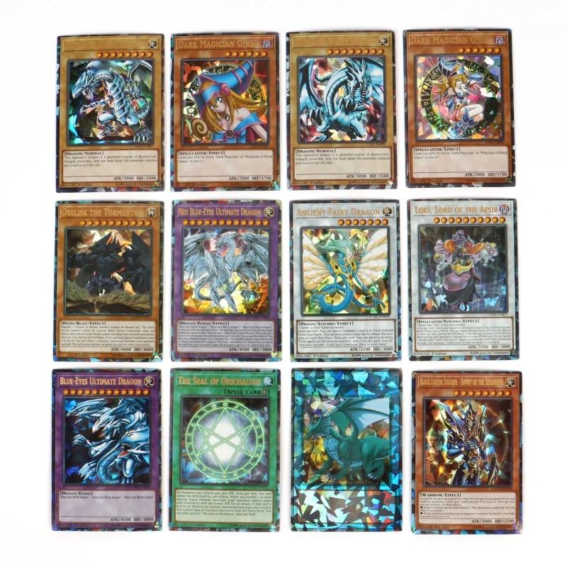 66-148 pièces cartes Yugioh avec boîte en fer blanc Yu Gi Oh carte holographique Version anglaise le