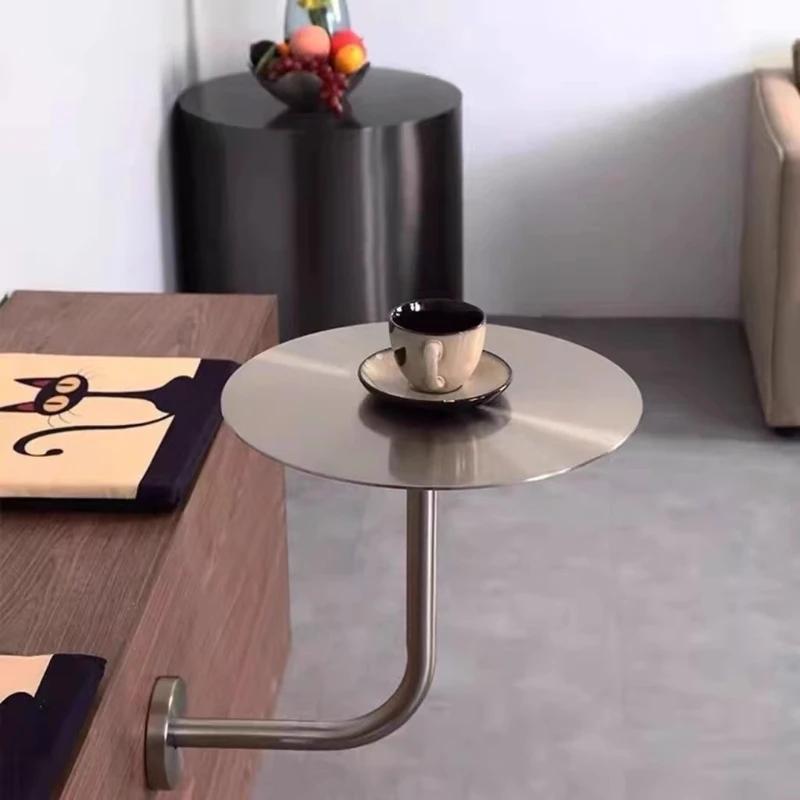  Instagrammable Table de café murale salon de thé Tables rondes Table à manger peu encombrante en m