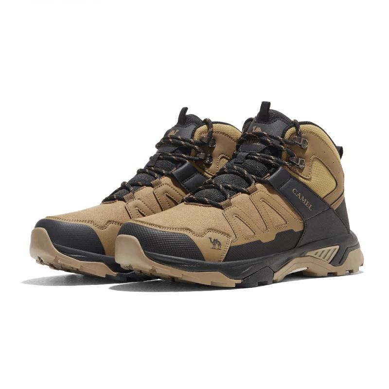 GOLDEN CAMEL-Chaussures de Randonnée en Plein Air pour Homme, Bottes d'Escalade Montantes Imperméabl