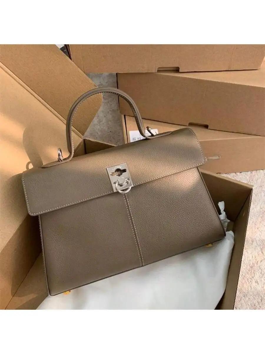Sac Boston rétro pour femme, sac trois-en-un à porter en bandoulière, à l'épaule et à la main, petit
