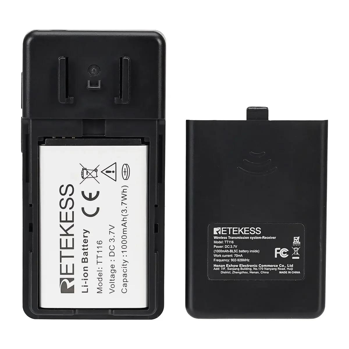 Retekess-Système de guide touristique sans fil, TT116, 1 récepteur, Type-C, Tour, Église, Traducteur
