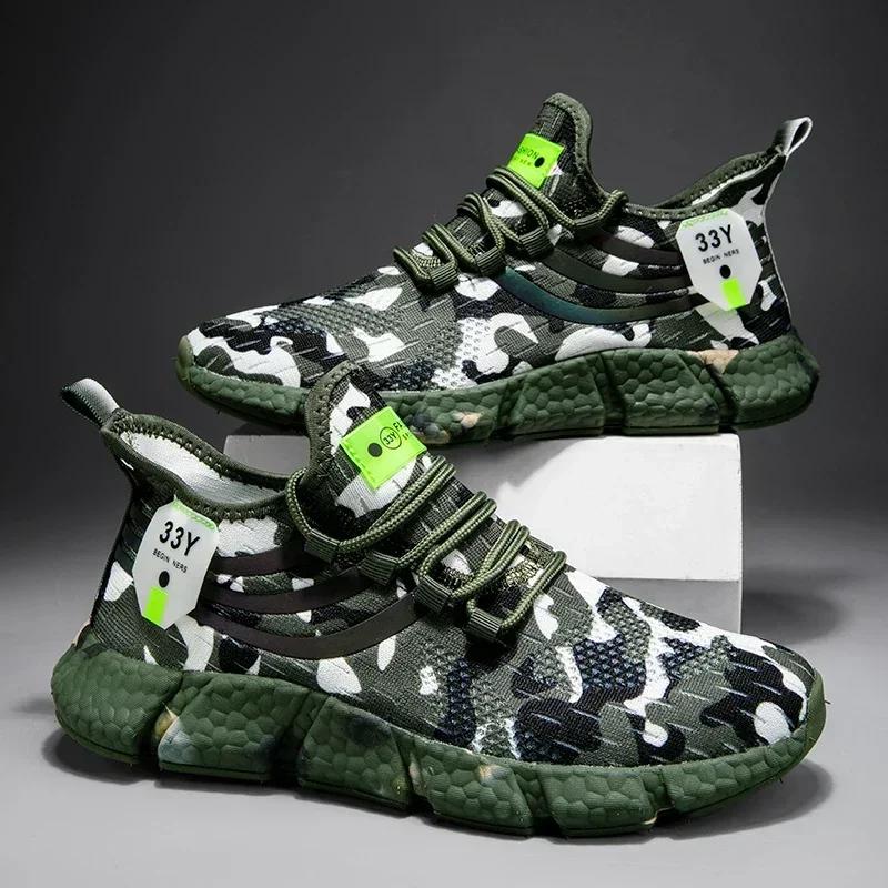 Chaussures de course respirantes 2025 pour femmes et hommes - Couple baskets anti-dérapant mode décontractée