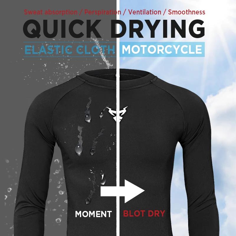 MOTOCENTRIC-Maillot de cyclisme respirant pour homme, sous-vêtements de sport à séchage rapide pour