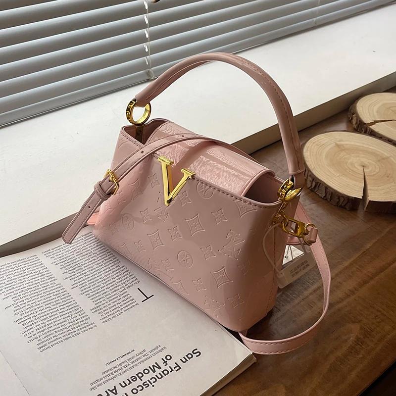 Sac messager élégant pour femme 2026, sac à bandoulière en cuir de haute qualité pour femme avec sty