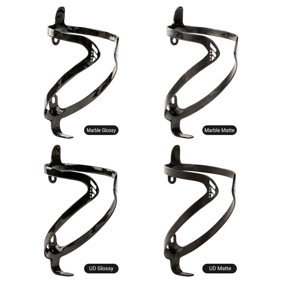 MANA 12g motif marbre porte-bidon de vélo en Fiber de carbone + vis en alliage d'aluminium pour rout