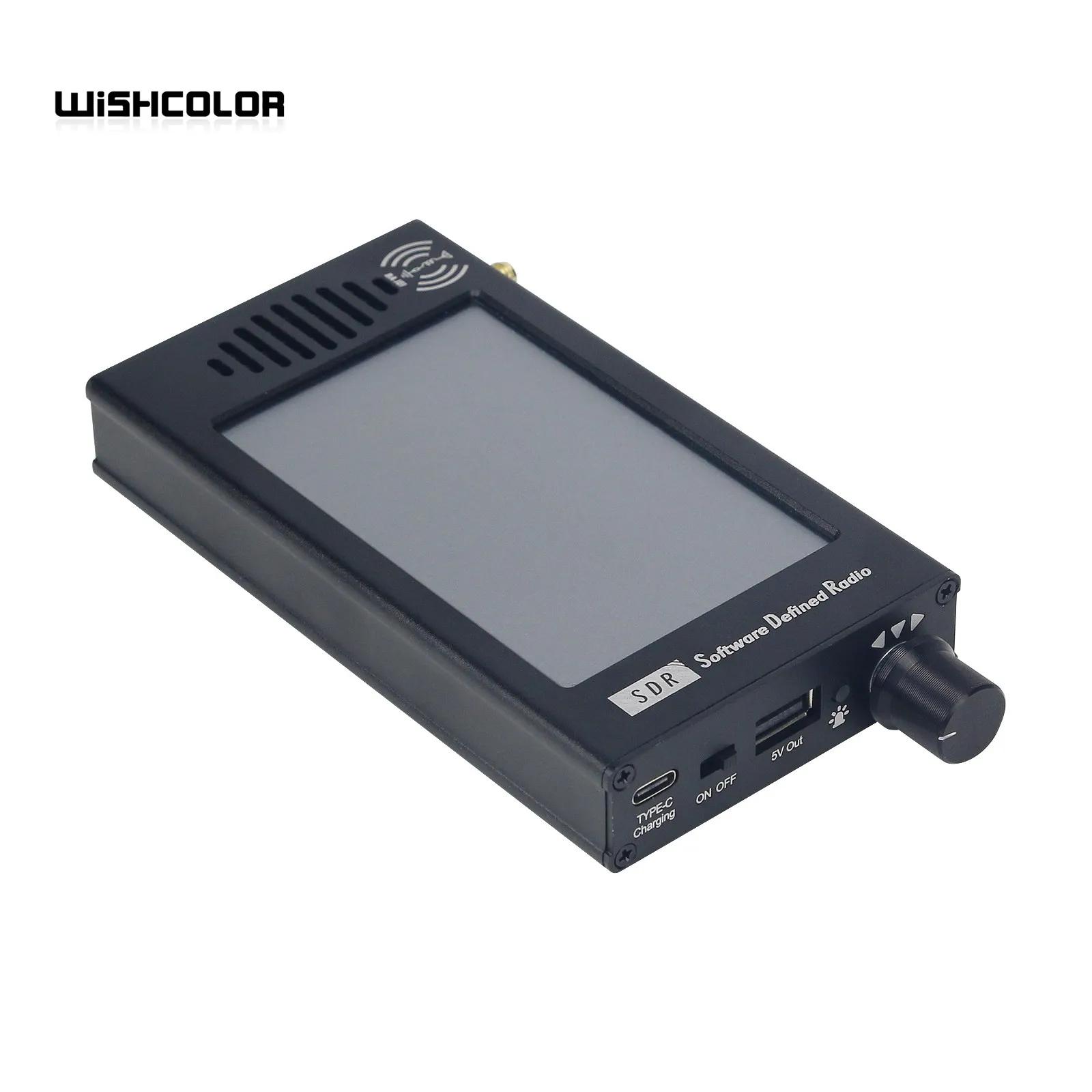 Wishcolor DSP-01 SDR Radio Récepteur DSP Numérique Démodulation CW/AM/SSB/FM/WFM avec 4.3 "IPS LCD