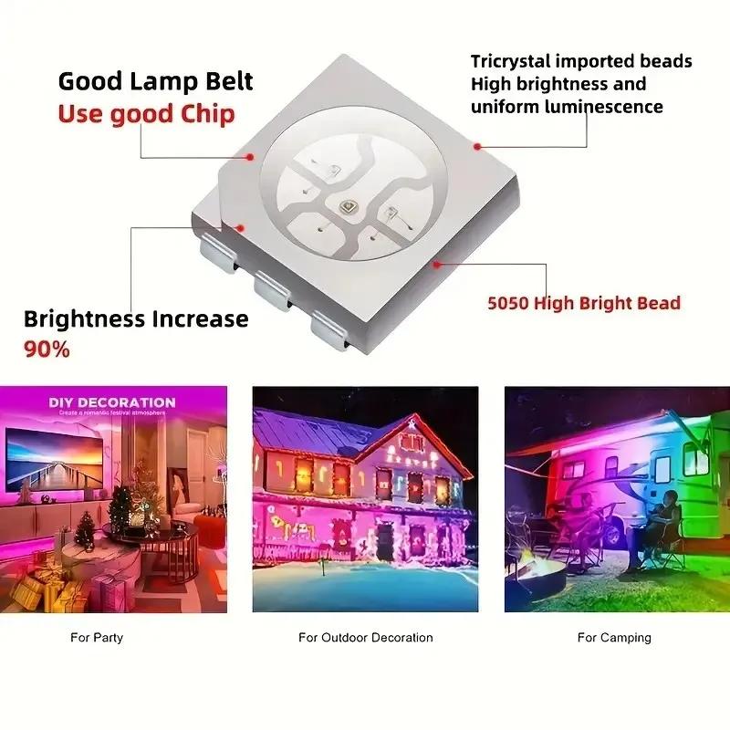 30 LED s/m 5050 bande LED 5 M LED bande lumineuse ruban LED 15 M 20 M 30 M rgb LED bande de diode Bl