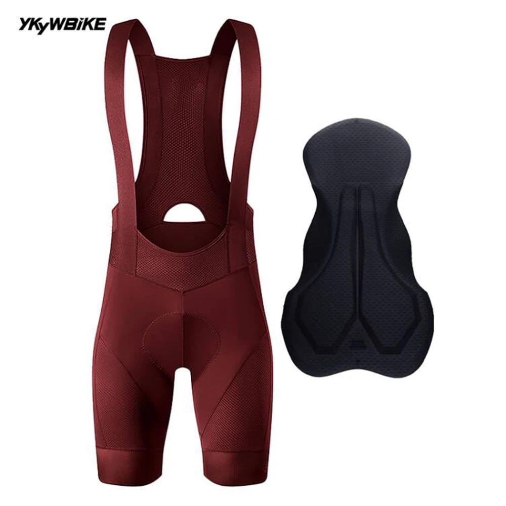 YKYW Cyclisme cuissard rouge short pour homme été vélo de route équitation cuissard respirant pantal