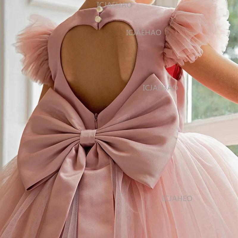 Robe de princesse en tulle pour filles, idéale pour le premier anniversaire, les fêtes d'enfants, le